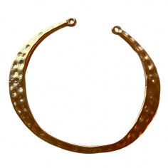 Charm connettore oro satinato leggermente punzonato...