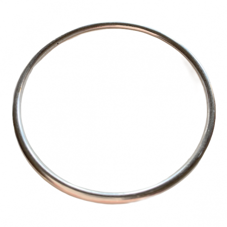 Bangle bracciale rigido pendente argento americano cerchio 65 mm