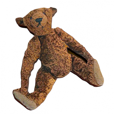 Cabochon in legno taglio laser "My TeddyBear",...