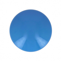 Coppia cabochon in resina opaco blu 14 mm