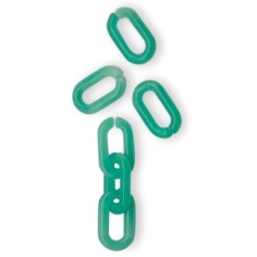Cinque piccoli Charms connettore catena in resina color...