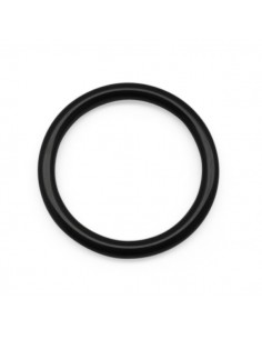 Charm cerchio in resina color nero 49 mm , x 1