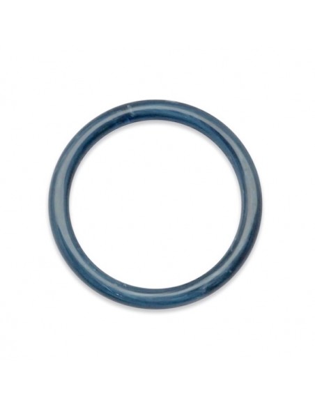 Charm cerchio in resina color blu con striature 49 mm , x 1
