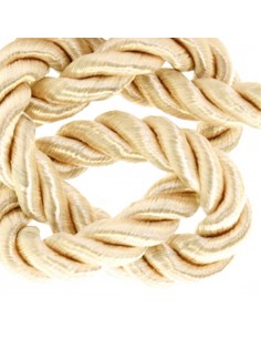 Cordoncino alla moda ritorto dorato spessore 10 mm,...