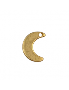 Charm dorato matt Luna 24x18 mm, x 1