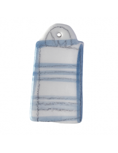 Charm realizzato a mano in ceramica il Faro bianco con...