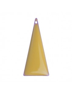 Charm smaltato lungo triangolo smaltato su entrambi i...