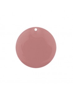 Placchetta smaltata su entrambi i lati rosa sorbetto 20...