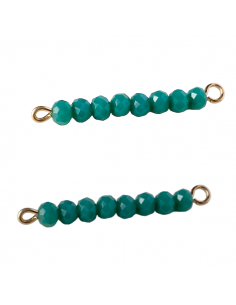 Charm listone connettore dorato fatto a mano con mezzi...