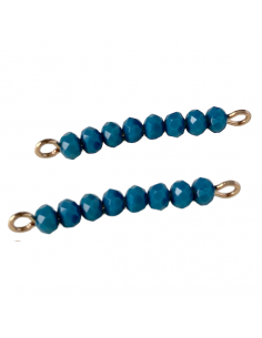 Charm listone connettore dorato fatto a mano con mezzi...