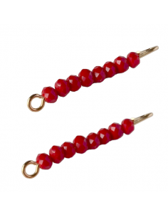 Charm listone connettore dorato fatto a mano con mezzi...