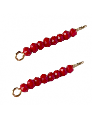 Charm listone connettore dorato fatto a mano...
