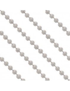 Catena a pallini 1,50 mm argento anticato, x50 cm
