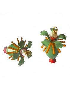 Charm "Le Bacche" di Koccode realizzato a mano con goccia...