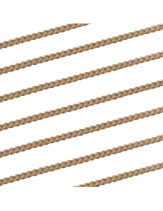 Catenina smaltata nude con punte dorate maglia 1x2mm, x...
