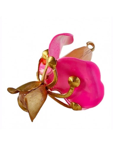 Charm  "Le Bacche:Fiore di Pesco" con fiori...