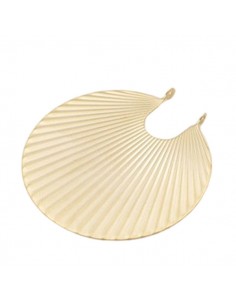 Grande Charm  connettore dorato disco 45 mm, x 1