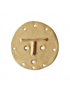 Charm connettore "Etnic Style" tondo con 50 mm, x 1