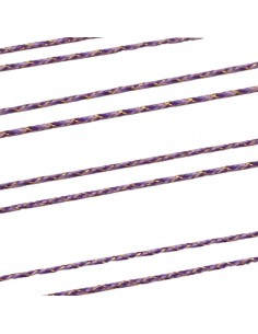 Cordoncino dello spessore 0.9 mm intrecciato, lilla,...