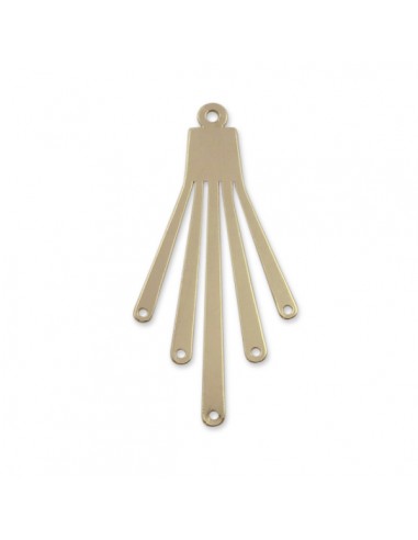 Charm connettore dorato vintage  45x23 mm, x 1