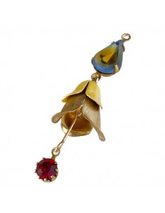 Charm "Le Bacche" di Koccode fatto a mano con fiori...
