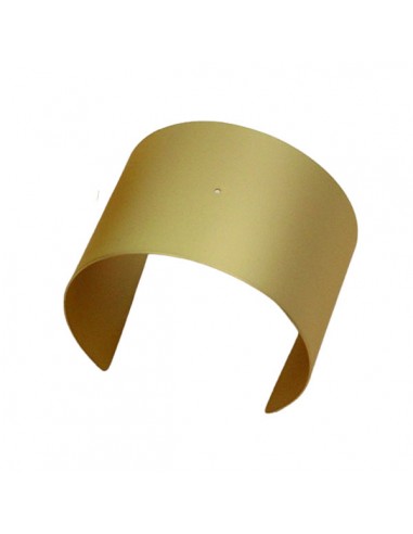 Bracciale bangle dorato satinato regolabile...