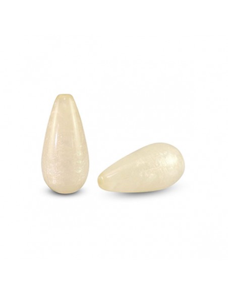 Perla polaris a pera panna 25x12 mm, x 1