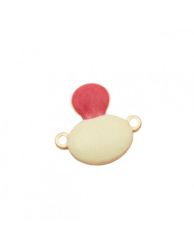 Charm connettore dalla forma astratta...