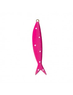 Charm alice rosa acceso  smaltata da entrambi i lati con...