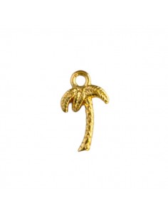 Charm dorato palma 10x14 mm, x 1