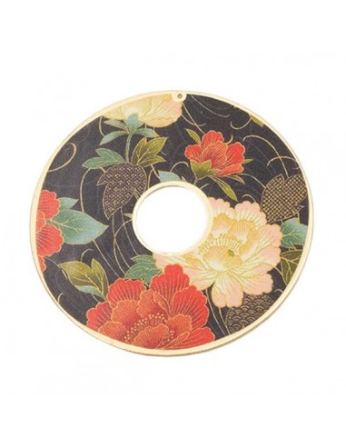 Grande Charm cerchio con stampe Japan Style...