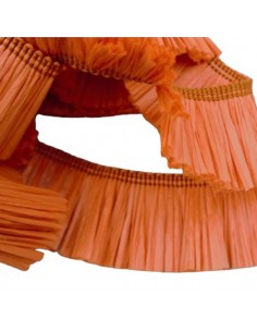 Passamaneria in rafia alta 30 mm arancio, x20 cm