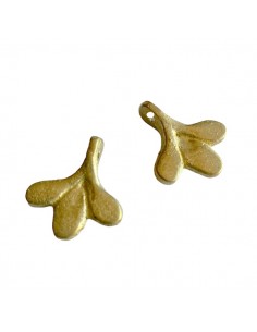 Charm ventaglietto in  bronzo africano 24x20 mm, x1