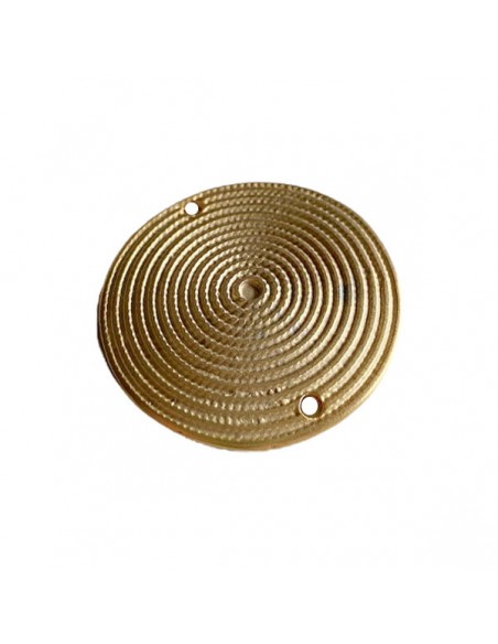 Charm connettore "Etnic Style" tondo leggermente bombato 30 mm, x 1