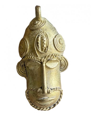 Grande Charm in bronzo maschera africana 75 x40...