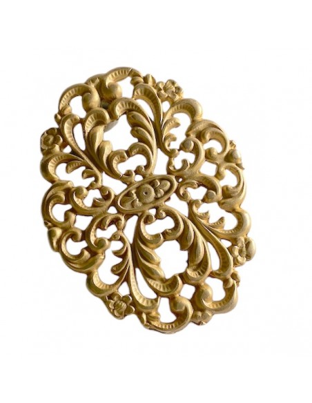 Charm arabesque dorato matt 46x35 mm, x 1