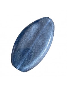 Grande Perla in resina ovoidale grigio bluastro...