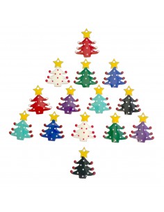 Confezione "Christmas Trees" composta da 14 alberi di...
