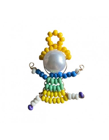 Charm "Happy Lovers" realizzato con perline...