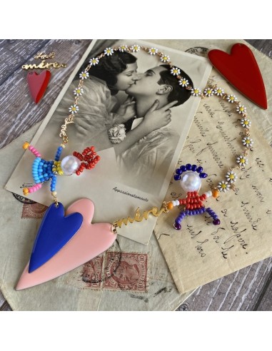 Charm "Happy Lovers" realizzato con perline...