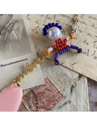 Charm "Happy Lovers" realizzato con perline...