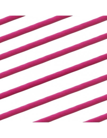 Cordone di seta cucito fuxia 3-5mm, 50 cm