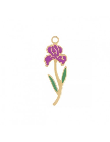 Piccolo Charm dorato in acciaio collezione...