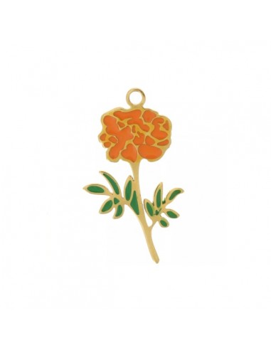 Piccolo Charm dorato in acciaio collezione...