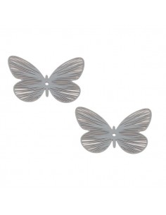 Charm farfalla filigranata carta da zucchero matt 36x25...