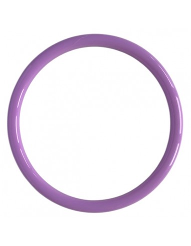 Bangle, bracciale rigido in resina color lilla...