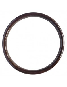 Bangle, bracciale rigido in resina color mogano diametro...