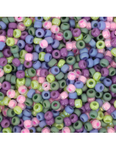 Perline miyuki  11/0 mix ortensie 1,3x2mm, 8 gr.