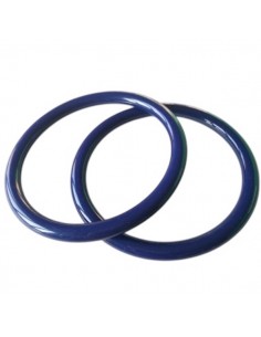 Bracciale in resina blu scuro interno 65 mm