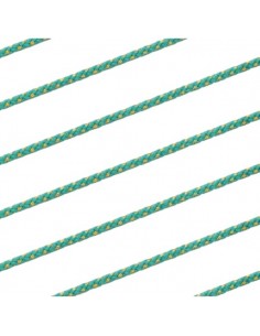Cordoncino dello spessore 1,5 mm intrecciato blu zircon e...